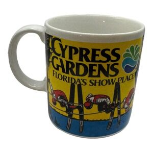 Cypress Gardens Florida's Showplace Personalized "ANDY" Mug Souvenir Skis VTG